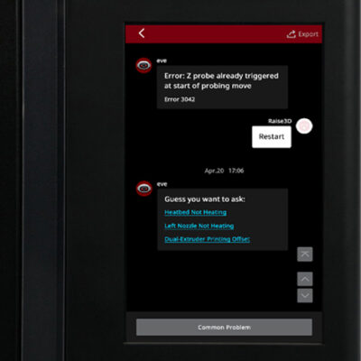 Raise3D-Pro3-Series-EVE-Smart-Assistant-400x400 Raise3D-Pro3-Series-EVE-Smart-Assistant-400x400