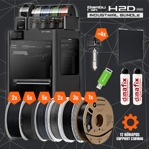 Bambu Lab H2D Pro Industrial Bundle HUN 300