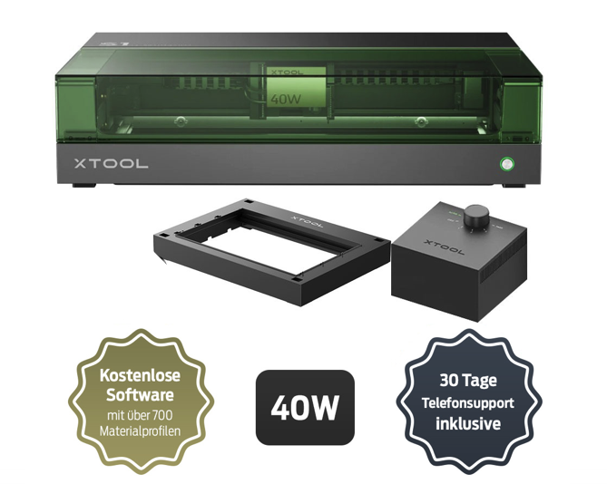 xTool S1 40W Lézergravírozó - Basic Kit