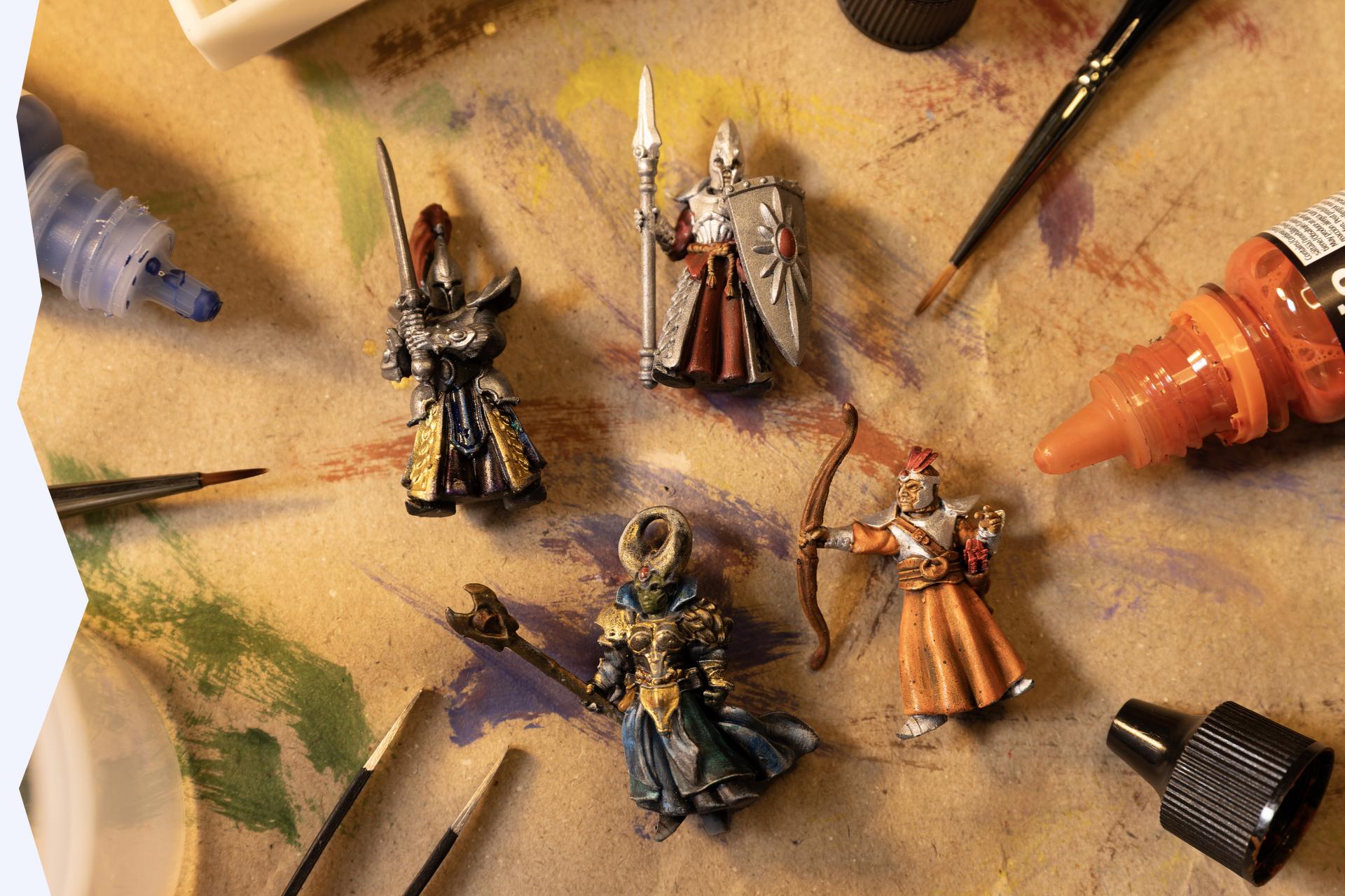 Festett figurák Alpha Model Resinből – Form Studio 1
